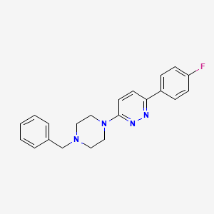 3-(4-Benzylpiperazin-1-yl)-6-(4-fluorophenyl)pyridazine - 