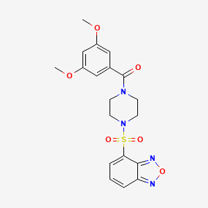 [4-(2,1,3-Benzoxadiazol-4-ylsulfonyl)piperazin-1-yl](3,5-dimethoxyphenyl)methanone - 