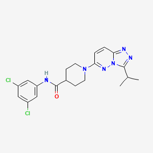 N-(3,5-dichlorophenyl)-1-[3-(propan-2-yl)[1,2,4]triazolo[4,3-b]pyridazin-6-yl]piperidine-4-carboxamide - 