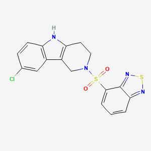 2-(2,1,3-benzothiadiazol-4-ylsulfonyl)-8-chloro-2,3,4,5-tetrahydro-1H-pyrido[4,3-b]indole - 