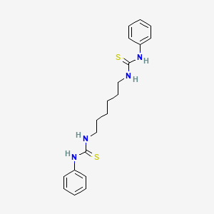 1-Phenyl-3-{6-[(phenylcarbamothioyl)amino]hexyl}thiourea - 