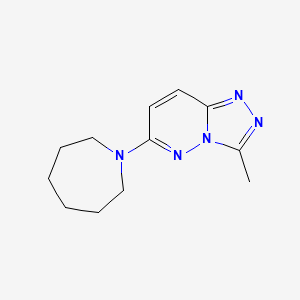 6-(Azepan-1-yl)-3-methyl[1,2,4]triazolo[4,3-b]pyridazine - 