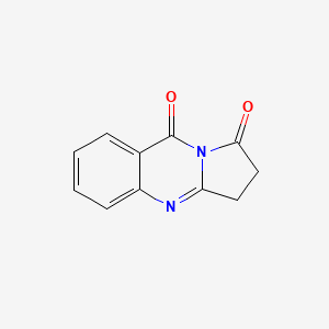 2,3-Dihydropyrrolo(2,1-b)quinazoline-1,9-dione - 68321-98-2