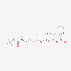 6-oxo-6H-benzo[c]chromen-3-yl 4-[(tert-butoxycarbonyl)amino]butanoate - 