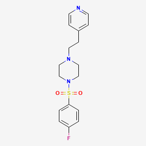 1-(4-Fluorobenzenesulfonyl)-4-[2-(pyridin-4-yl)ethyl]piperazine - 