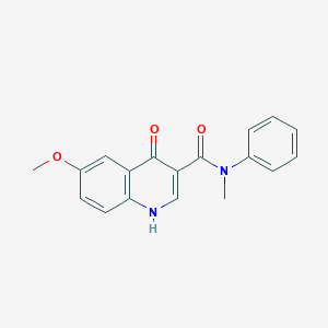 4-hydroxy-6-methoxy-N-methyl-N-phenylquinoline-3-carboxamide - 