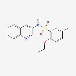 2-ethoxy-5-methyl-N-(3-quinolinyl)benzenesulfonamide - 