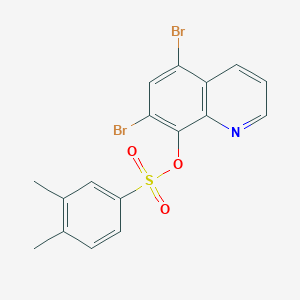 5,7-Dibromo-8-quinolyl 3,4-dimethylbenzenesulfonate - 