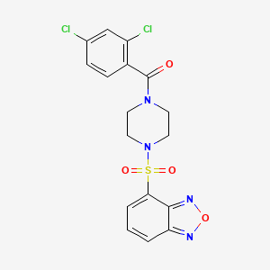 [4-(2,1,3-Benzoxadiazol-4-ylsulfonyl)piperazin-1-yl](2,4-dichlorophenyl)methanone - 