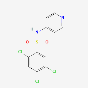 2,4,5-Trichloro-N-pyridin-4-yl-benzenesulfonamide - 459179-76-1