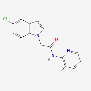 2-(5-chloro-1H-indol-1-yl)-N-(3-methylpyridin-2-yl)acetamide - 