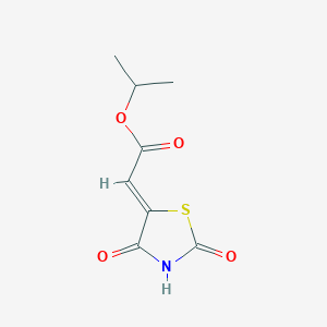 (Z)-isopropyl 2-(2,4-dioxothiazolidin-5-ylidene)acetate - 