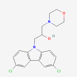 1-(3,6-Dichloro-carbazol-9-yl)-3-morpholin-4-yl-propan-2-ol - 