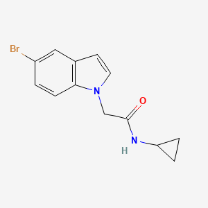 2-(5-bromo-1H-indol-1-yl)-N-cyclopropylacetamide - 