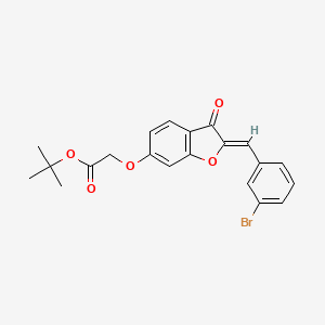 tert-butyl {[(2Z)-2-(3-bromobenzylidene)-3-oxo-2,3-dihydro-1-benzofuran-6-yl]oxy}acetate - 