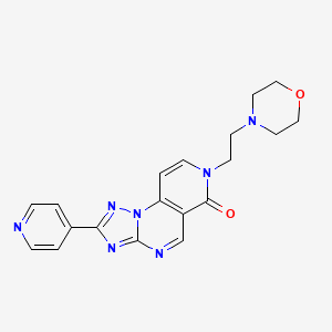 7-[2-(morpholin-4-yl)ethyl]-2-(pyridin-4-yl)pyrido[3,4-e][1,2,4]triazolo[1,5-a]pyrimidin-6(7H)-one - 
