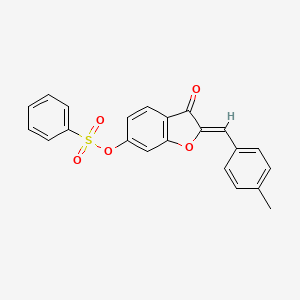 2-[(4-Methylphenyl)methylene]-3-oxobenzo[3,4-b]furan-6-yl benzenesulfonate - 