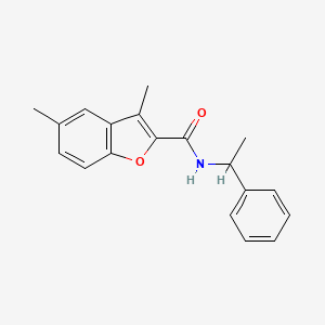2-Benzofurancarboxamide, 3,5-dimethyl-N-(1-phenylethyl)- - 951894-76-1