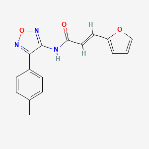 (2E)-3-(furan-2-yl)-N-[4-(4-methylphenyl)-1,2,5-oxadiazol-3-yl]prop-2-enamide - 