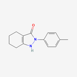 2-(4-methylphenyl)-4,5,6,7-tetrahydro-2H-indazol-3-ol - 