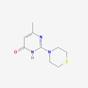 6-Methyl-2-(thiomorpholin-4-yl)pyrimidin-4-ol - 