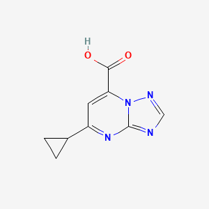 5-Cyclopropyl-[1,2,4]triazolo[1,5-a]pyrimidine-7-carboxylic acid - 