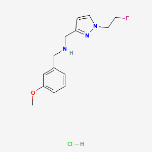 1-[1-(2-fluoroethyl)-1H-pyrazol-3-yl]-N-(3-methoxybenzyl)methanamine - 