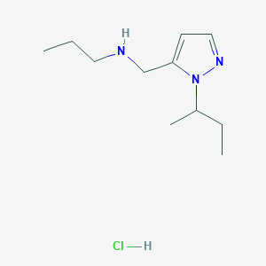 [(1-sec-butyl-1H-pyrazol-5-yl)methyl]propylamine - 