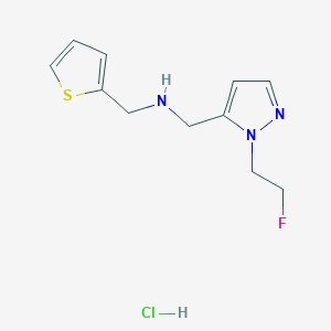 1-[1-(2-fluoroethyl)-1H-pyrazol-5-yl]-N-(2-thienylmethyl)methanamine - 