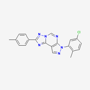 7-(5-chloro-2-methylphenyl)-2-(4-methylphenyl)-7H-pyrazolo[4,3-e][1,2,4]triazolo[1,5-c]pyrimidine - 