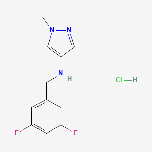 N-(3,5-Difluorobenzyl)-1-methyl-1H-pyrazol-4-amine - 