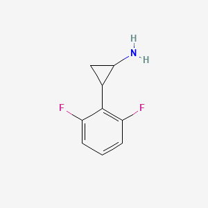2-(2,6-Difluorophenyl)cyclopropan-1-amine - 