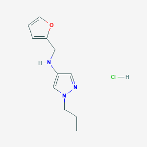 N-(2-furylmethyl)-1-propyl-1H-pyrazol-4-amine - 