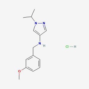1-isopropyl-N-(3-methoxybenzyl)-1H-pyrazol-4-amine - 
