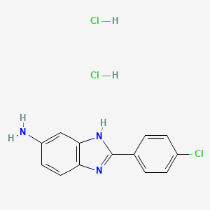 2-(4-chlorophenyl)-1{H}-benzimidazol-5-amine - 