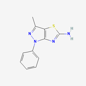 3-Methyl-1-phenyl-1H-pyrazolo[3,4-d]thiazol-5-amine - 