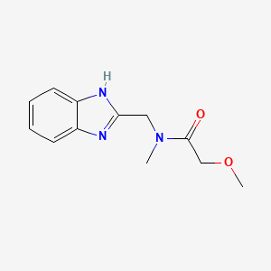 N-(benzimidazol-2-ylmethyl)-2-methoxy-N-methylacetamide - 