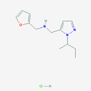 1-(1-sec-butyl-1H-pyrazol-5-yl)-N-(2-furylmethyl)methanamine - 