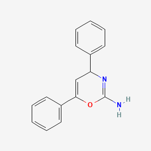 4,6-diphenyl-4H-1,3-oxazin-2-amine - 864730-83-6