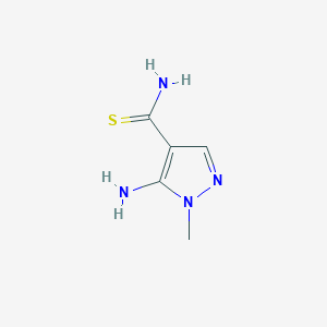 5-amino-1-methyl-1H-pyrazole-4-carbothioamide - 956534-58-0