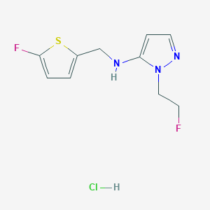 1-(2-fluoroethyl)-N-[(5-fluoro-2-thienyl)methyl]-1H-pyrazol-5-amine - 
