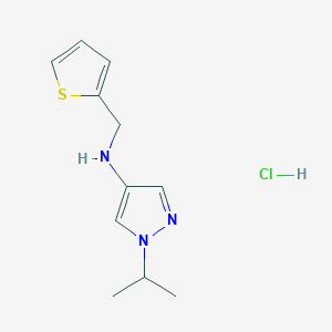 1-isopropyl-N-(2-thienylmethyl)-1H-pyrazol-4-amine - 