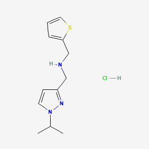 1-(1-isopropyl-1H-pyrazol-3-yl)-N-(2-thienylmethyl)methanamine - 