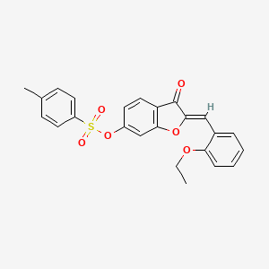 (2Z)-2-(2-ethoxybenzylidene)-3-oxo-2,3-dihydro-1-benzofuran-6-yl 4-methylbenzenesulfonate - 