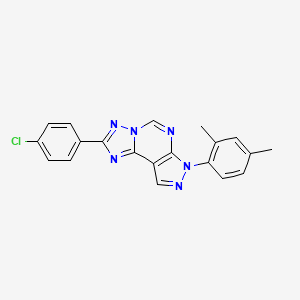 2-(4-chlorophenyl)-7-(2,4-dimethylphenyl)-7H-pyrazolo[4,3-e][1,2,4]triazolo[1,5-c]pyrimidine - 