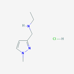 N-[(1-methylpyrazol-3-yl)methyl]ethanamine;hydrochloride - 
