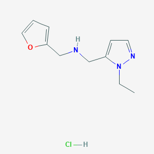 1-(1-ethyl-1H-pyrazol-5-yl)-N-(2-furylmethyl)methanamine - 