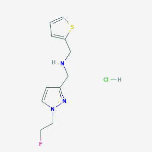1-[1-(2-fluoroethyl)-1H-pyrazol-3-yl]-N-(2-thienylmethyl)methanamine - 