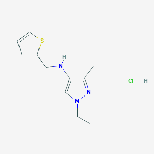 1-ethyl-3-methyl-N-(2-thienylmethyl)-1H-pyrazol-4-amine - 