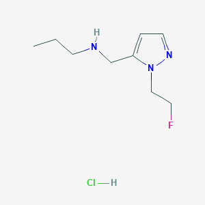 {[1-(2-fluoroethyl)-1H-pyrazol-5-yl]methyl}propylamine - 